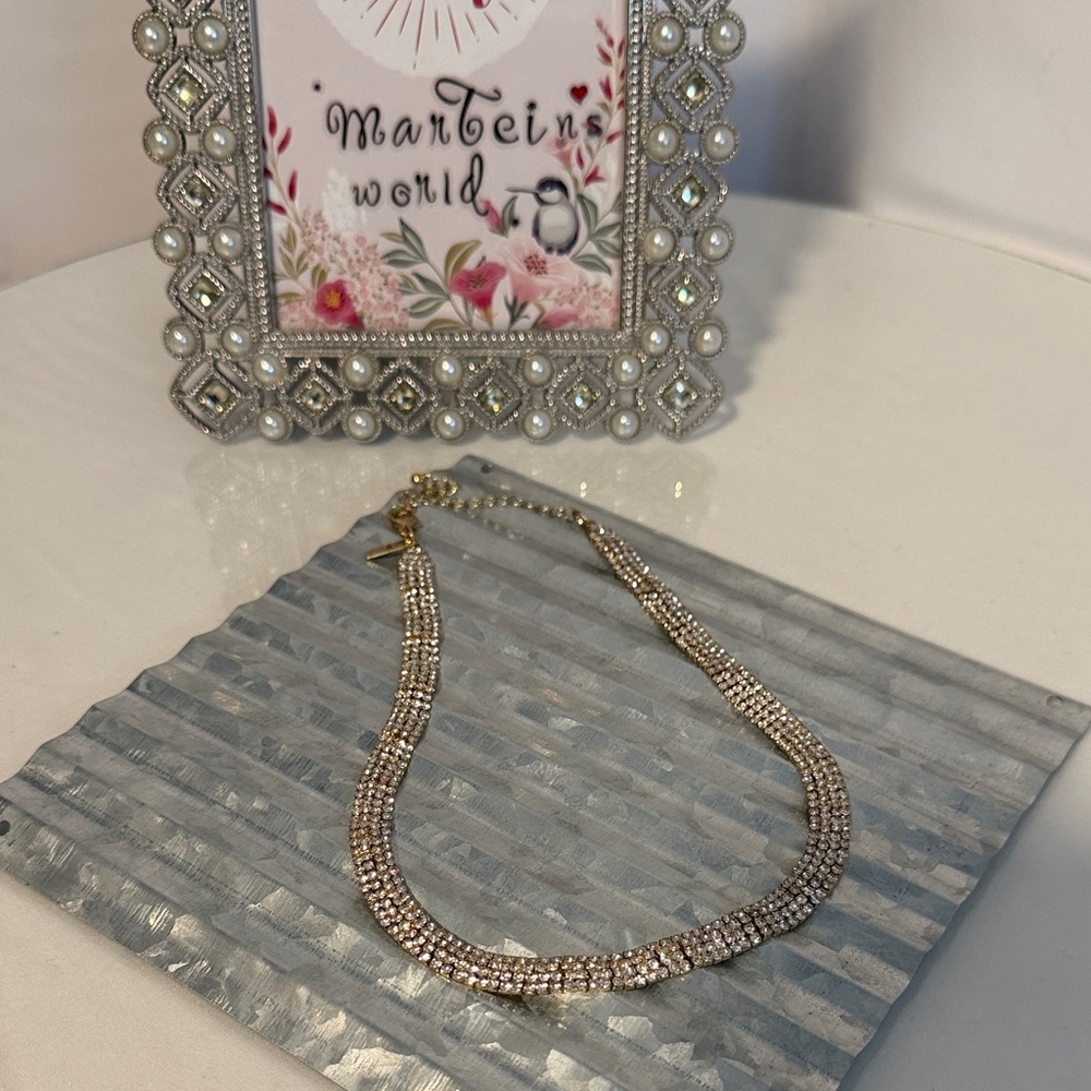 Dazzling Gold and Silver Necklace